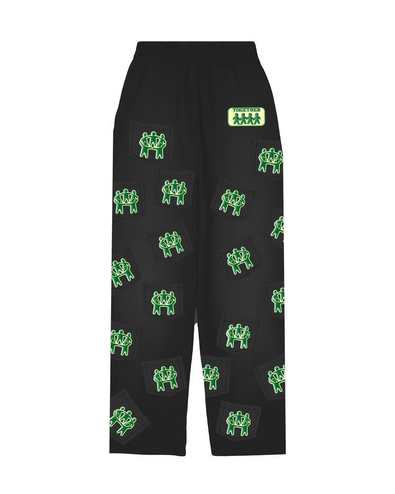 BETTER TOGETHER POCKET SWEATPANTS (GREEN)