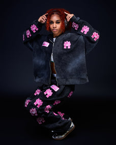 BETTER TOGETHER ZIP HOODIE [PINK WASH]