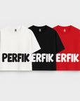 PERFIK CIRCO UNIFORM TEE [WHITE/BLK/RED]