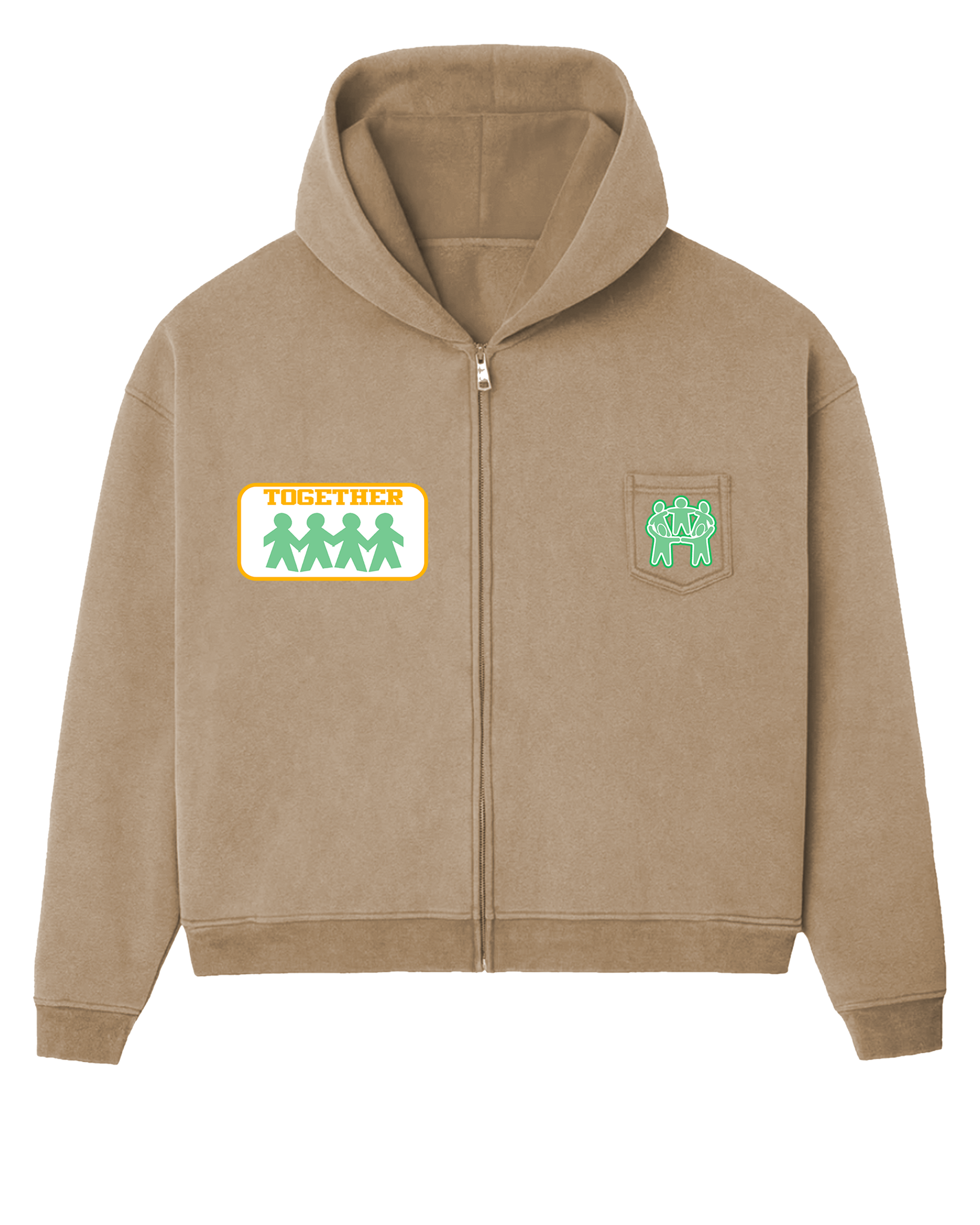 BETTER TOGETHER HOODIE (CREAM)