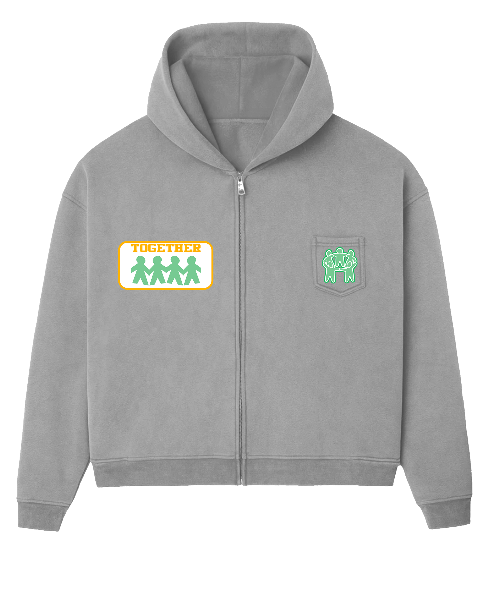 BETTER TOGETHER HOODIE (GREY WASH)