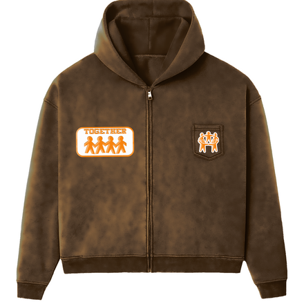 BETTER TOGETHER HOODIE (RUSTY)