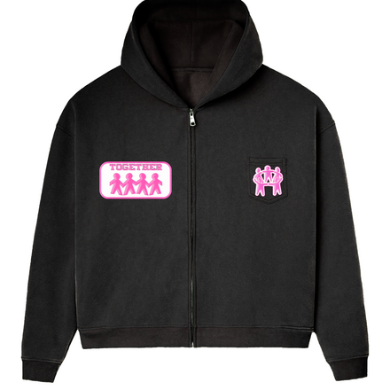 BETTER TOGETHER HOODIE (PINK WASH)