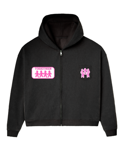 BETTER TOGETHER POCKET HOODIE [PINK]