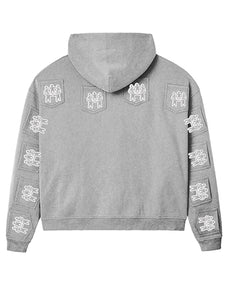 BETTER TOGETHER ZIP HOODIE [GREY]