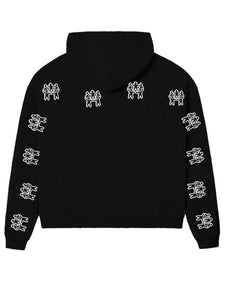 BETTER TOGETHER ZIP HOODIE [BLACK]