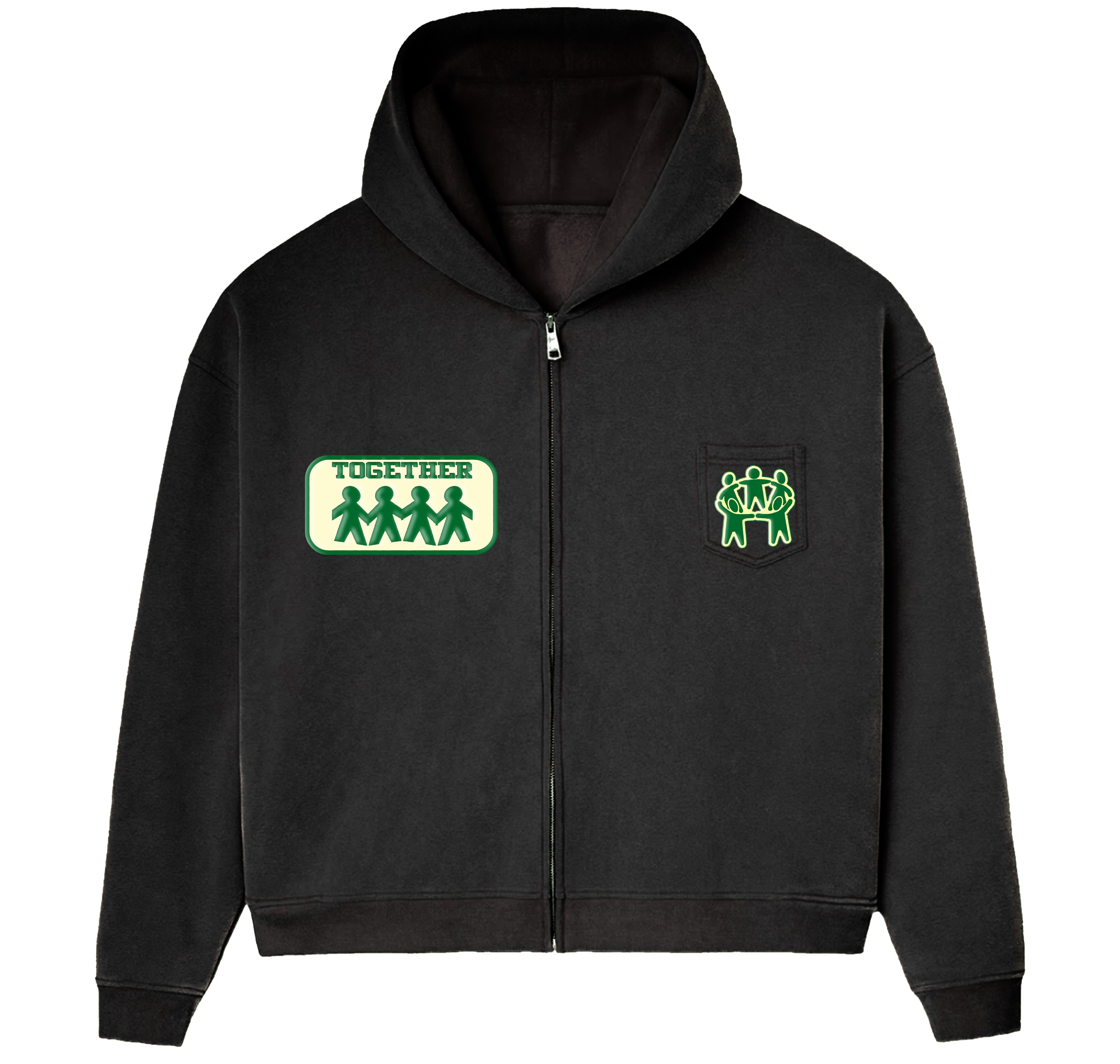 Better Together Hoodie - Forest Green – PERFIK CIRCO