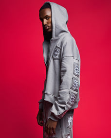 BETTER TOGETHER ZIP HOODIE [GREY]
