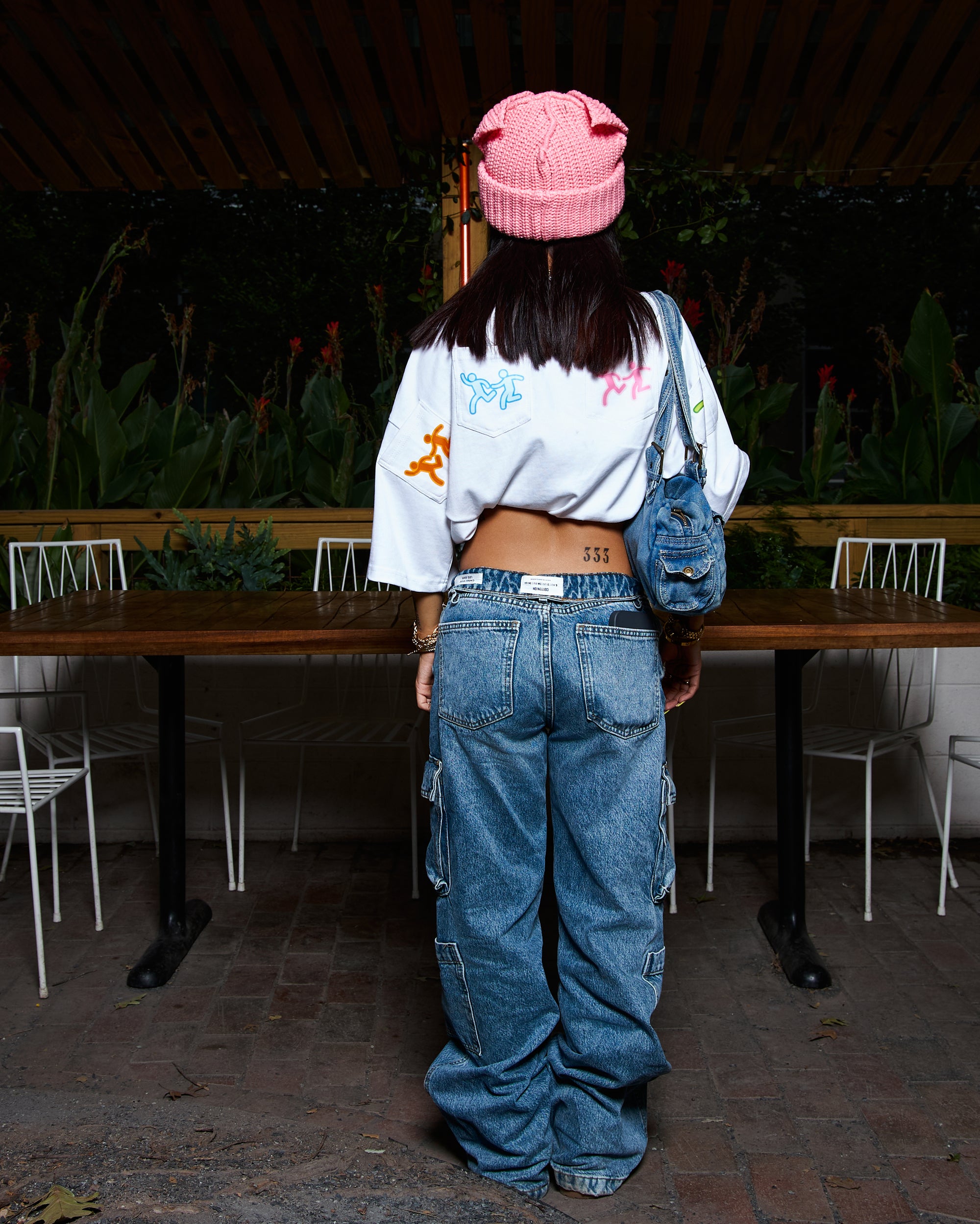 WHITE POCKET TEE