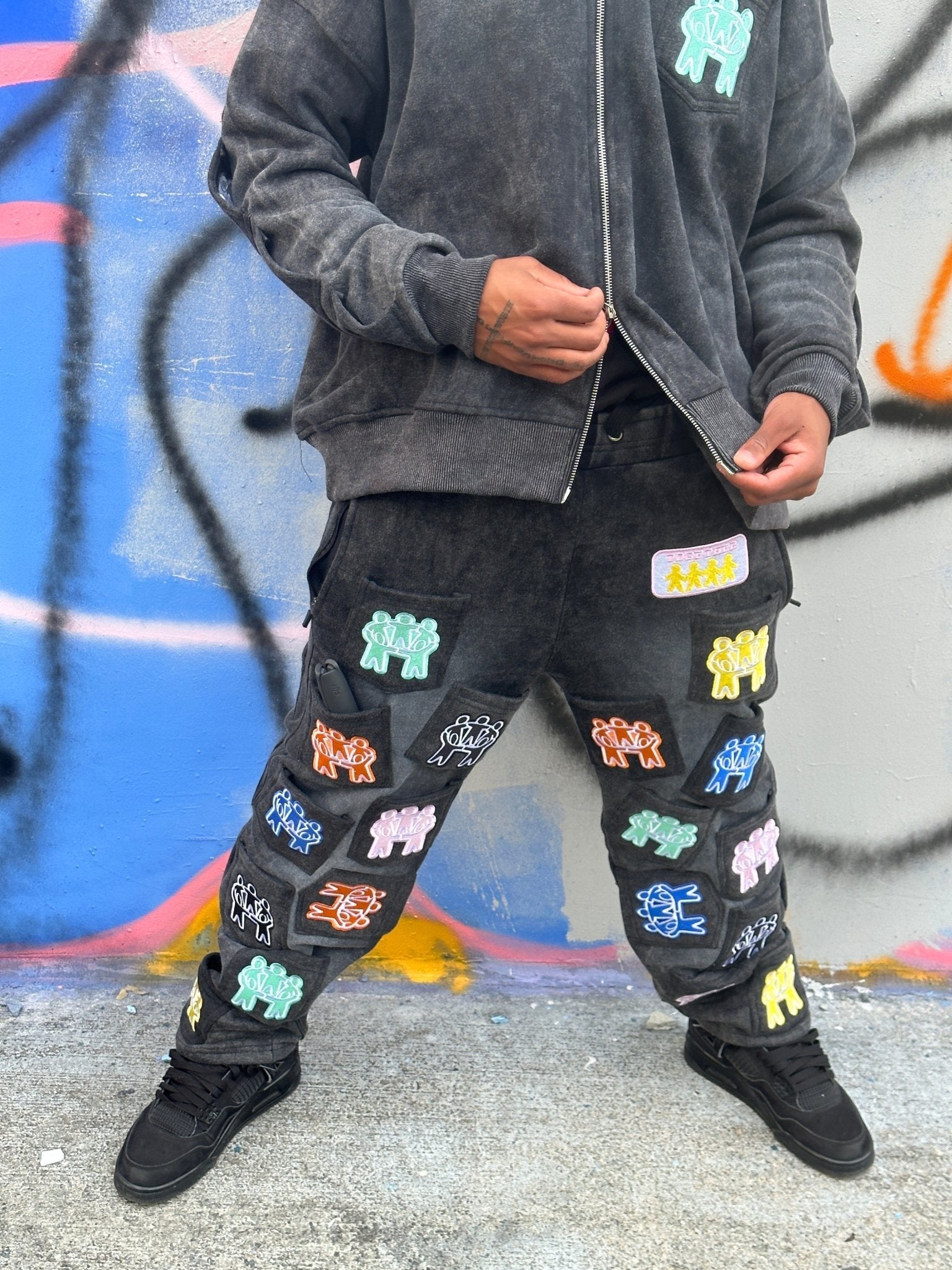 BETTER TOGETHER SWEATS (BLACK WASH)